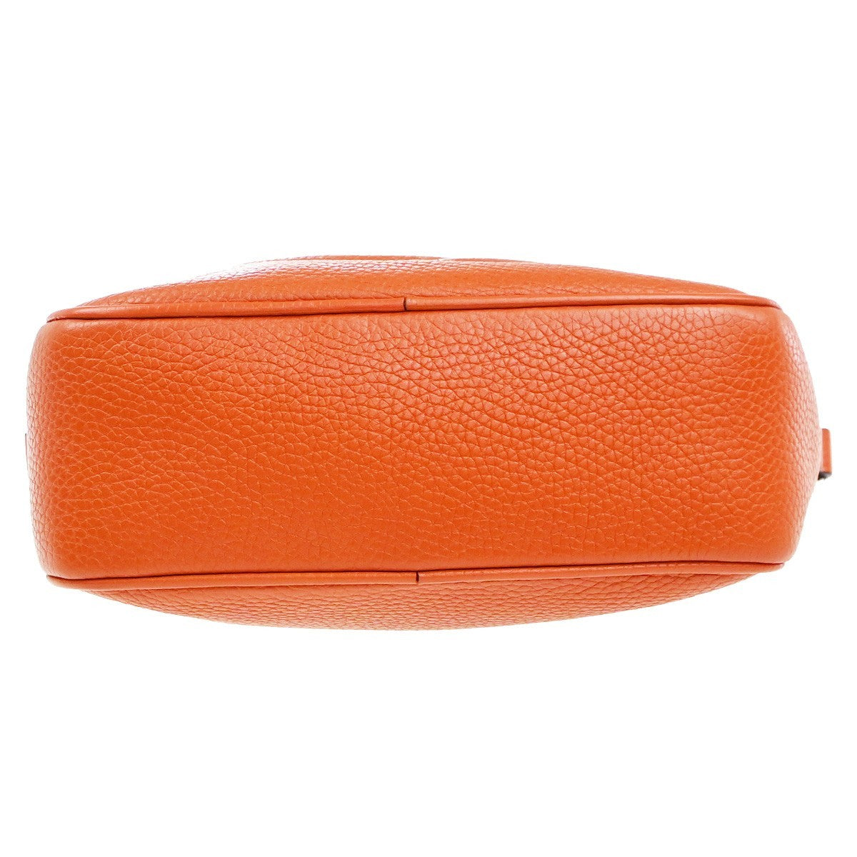 GUCCI Logo Soho Interlocking Crossbody Shoulder Bag Leather Orange GHW 12EG385