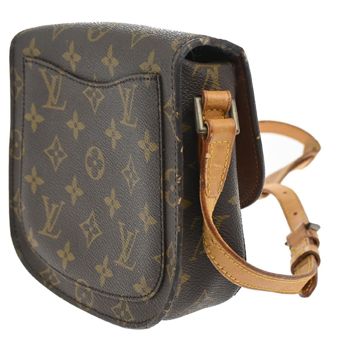 LOUIS VUITTON Mini Saint Cloud Shoulder Bag Monogram Leather BN M51244 35KP461