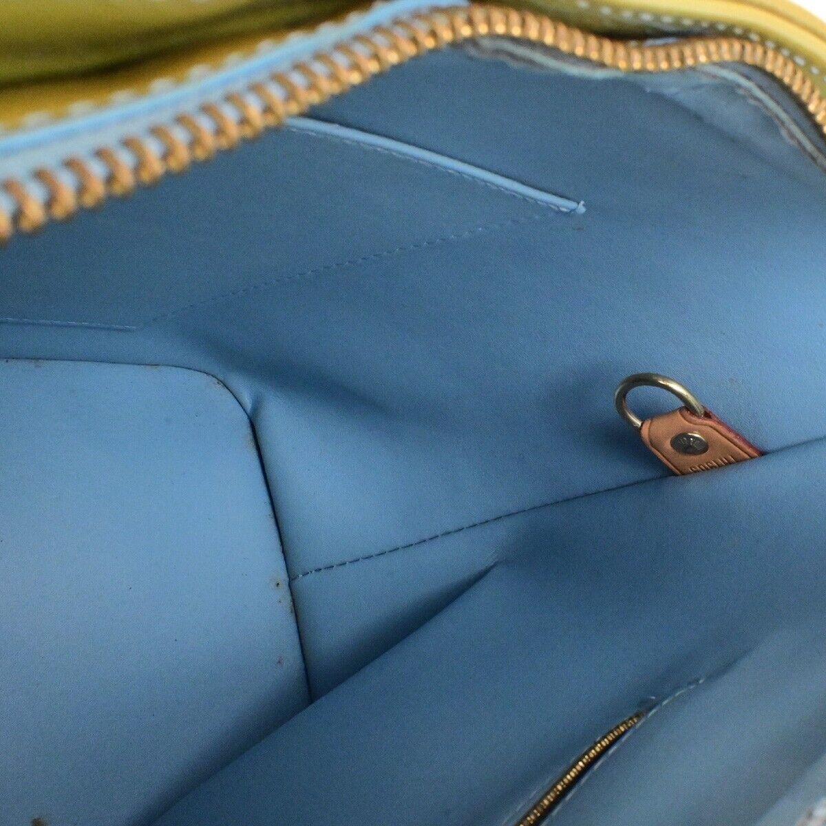 LOUIS VUITTON Houston Shoulder Bag Monogram Vernis Leather Yellow M91303 09ED927