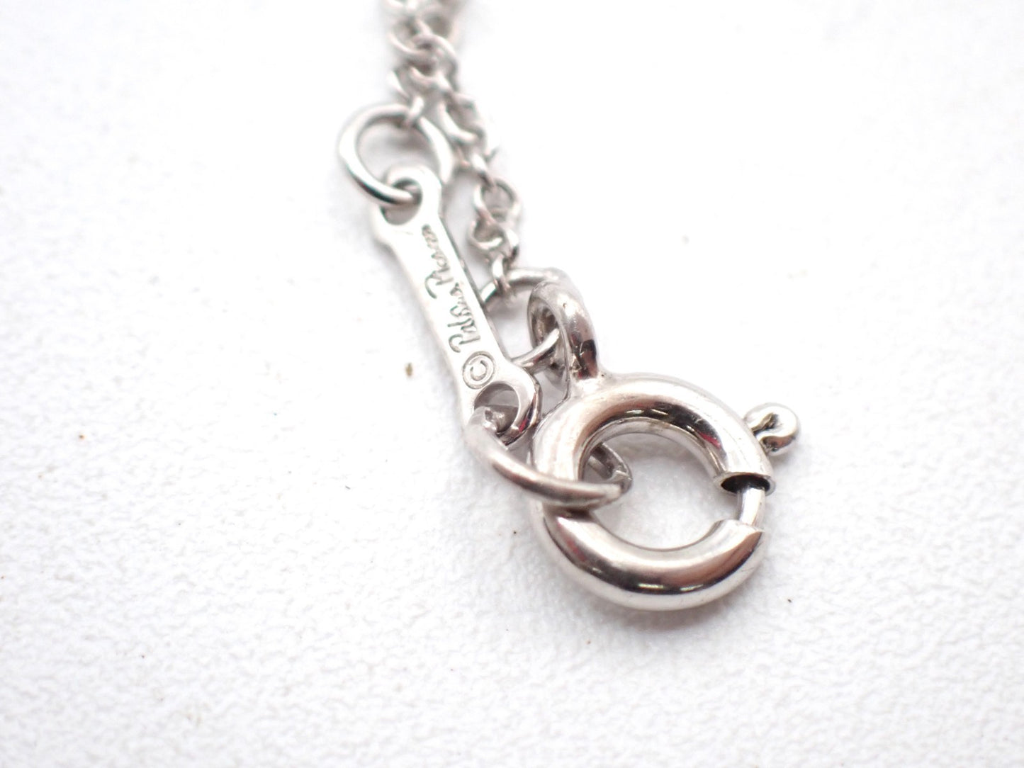 TIFFANY & CO. Paloma Picasso Tenderness Heart Necklace Silver AG 925 05CA436