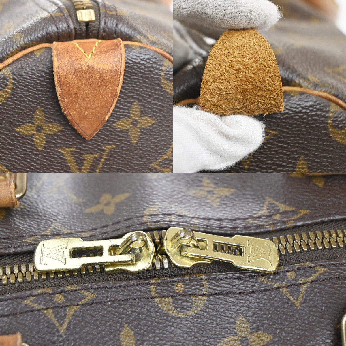 LOUIS VUITTON Keepall 50 Travel Hand Bag Monogram Leather Brown M41426 84MA513