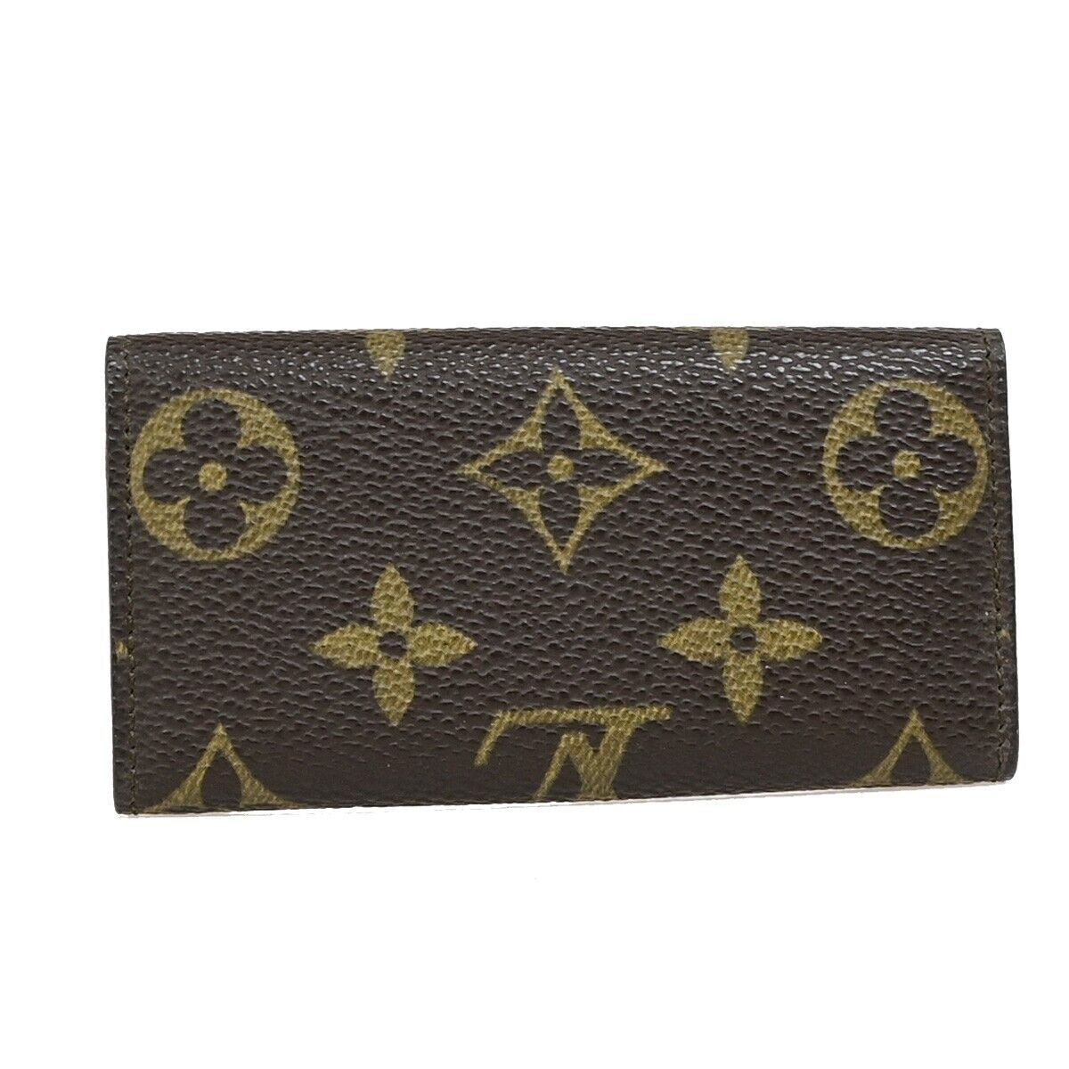 LOUIS VUITTON Multicles 4 Hooks Key Case Monogram Leather Brown M62631 04EB353