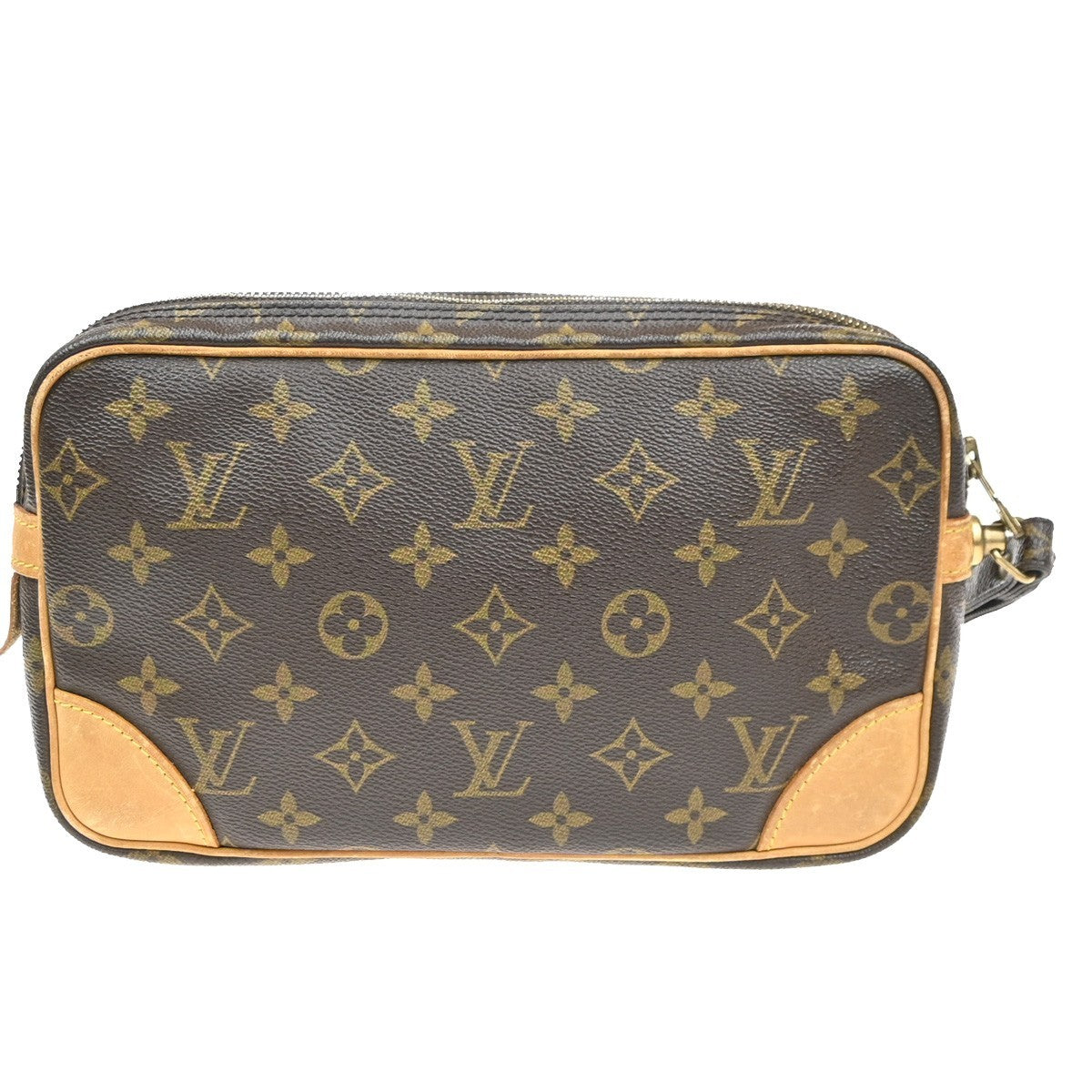 LOUIS VUITTON Marly Dragonne GM Clutch Hand Bag Monogram Brown M51825 64MA545
