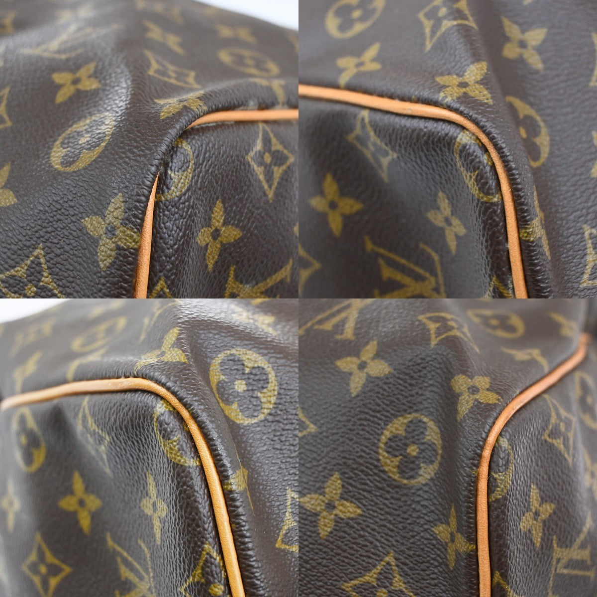 LOUIS VUITTON Keepall 60 Travel Hand Bag Monogram Leather Brown M41422 97CA434
