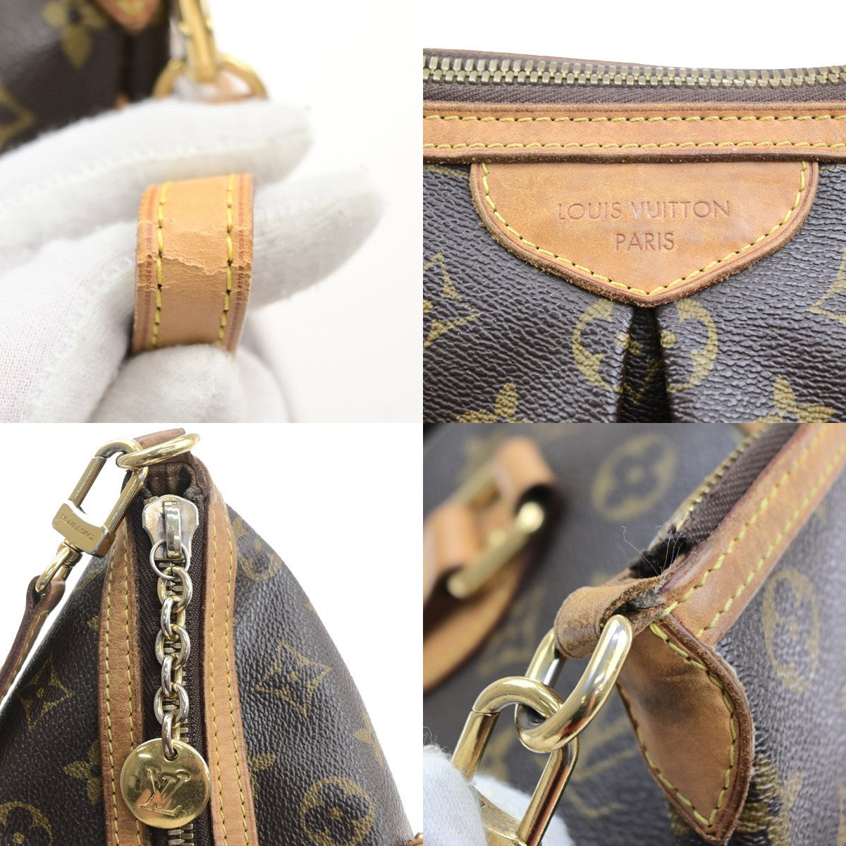 LOUIS VUITTON Palermo PM Shoulder Hand Bag Monogram Leather BN M40145 12MA720