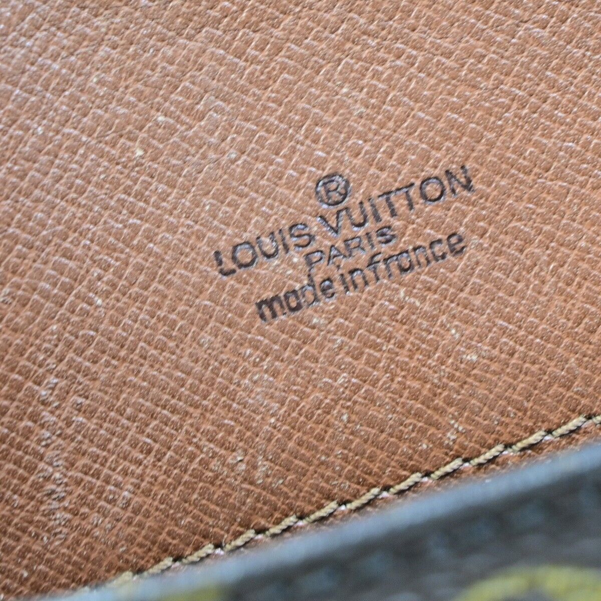 LOUIS VUITTON Saint Cloud MM Shoulder Bag Monogram Leather Brown M51243 68EB653