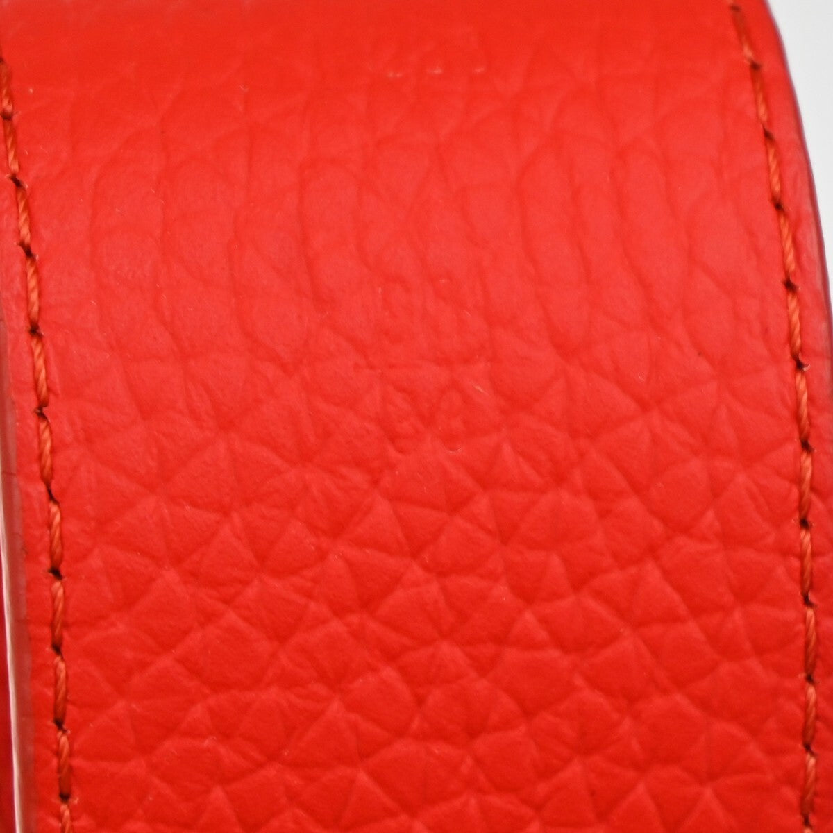 LOUIS VUITTON Ceinture LV Shape Belt  98/38 Taurillon Leather Red MP238 89RL093