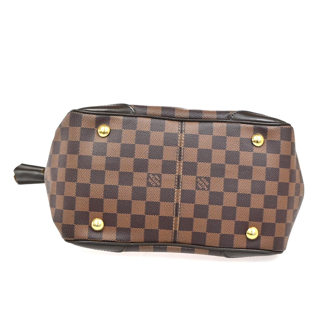 LOUIS VUITTON Verona PM Shoulder Bag Damie Ebene Leather Brown N41117 95TA517