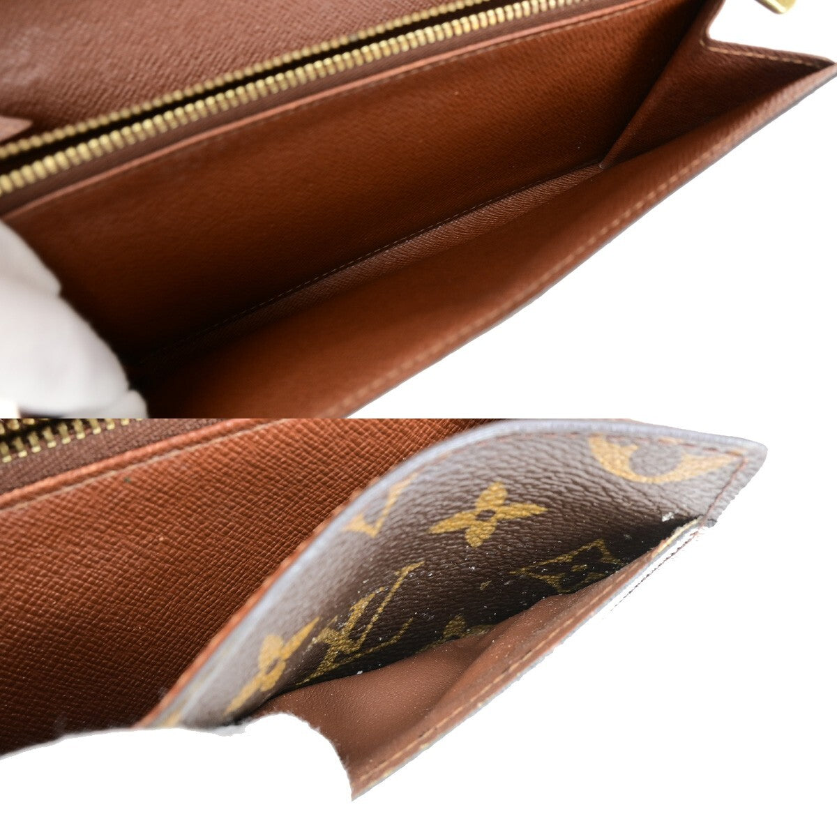 LOUIS VUITTON Porte Monnaie Credit Bifold Wallet Monogram Leather M61725 62KP133