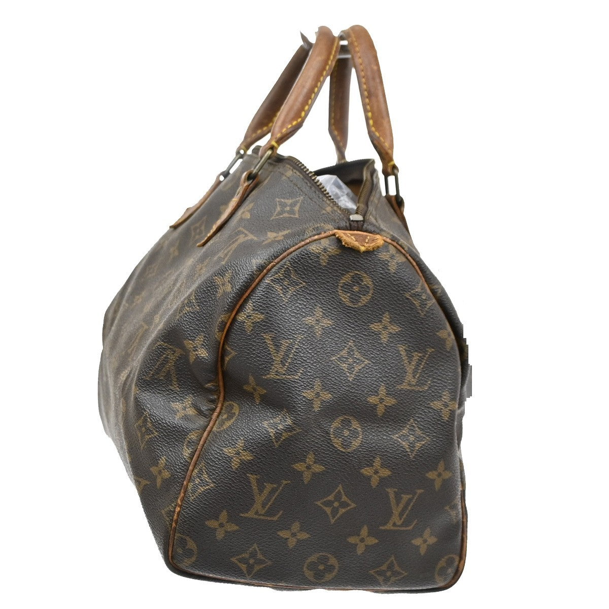 LOUIS VUITTON Speedy 30 Travel Hand Bag Monogram Leather Brown M41526  30SA086