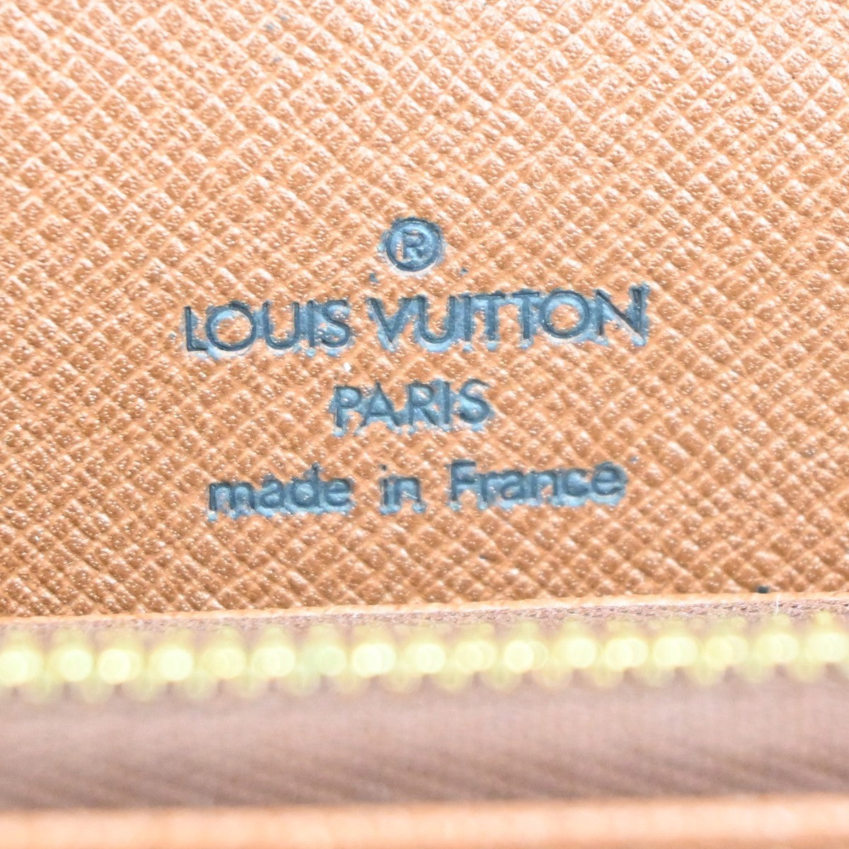 LOUIS VUITTON Concorde Hand Bag Monogram Leather Brown France M51190 70KC476