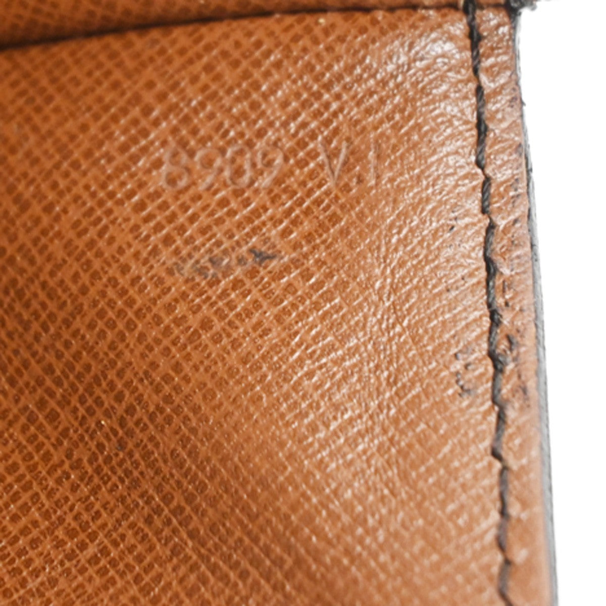 LOUIS VUITTON Saint Cloud GM Shoulder Bag Monogram Leather Brown M51242 32SA128