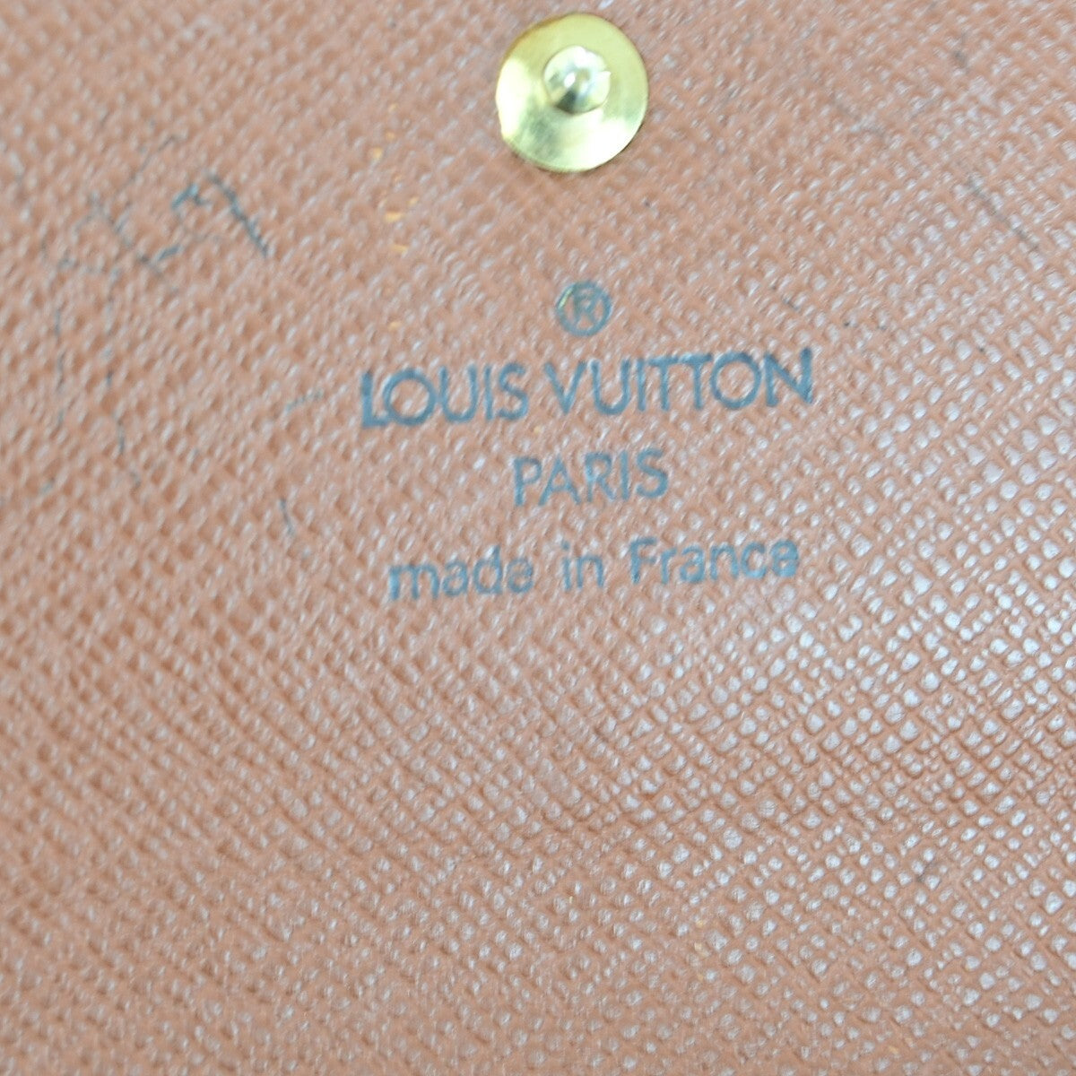 LOUIS VUITTON Porte Monnaie Credit Bifold Wallet Monogram Leather M61725 62KP133
