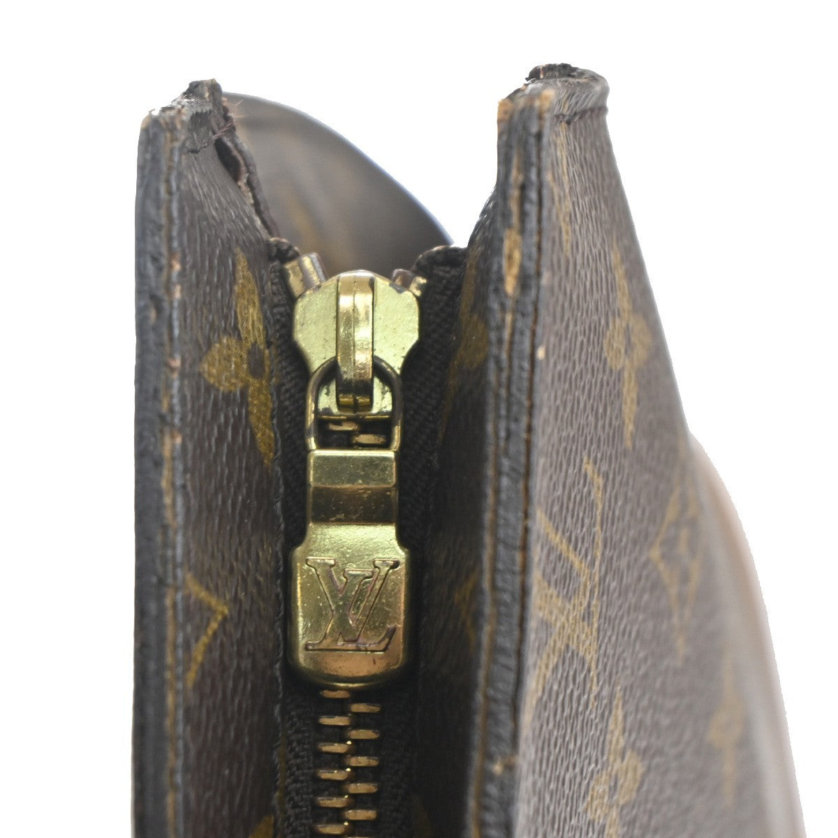 LOUIS VUITTON BABYLONE Shoulder Bag Monogram Leather Brown France M51102 32MA173