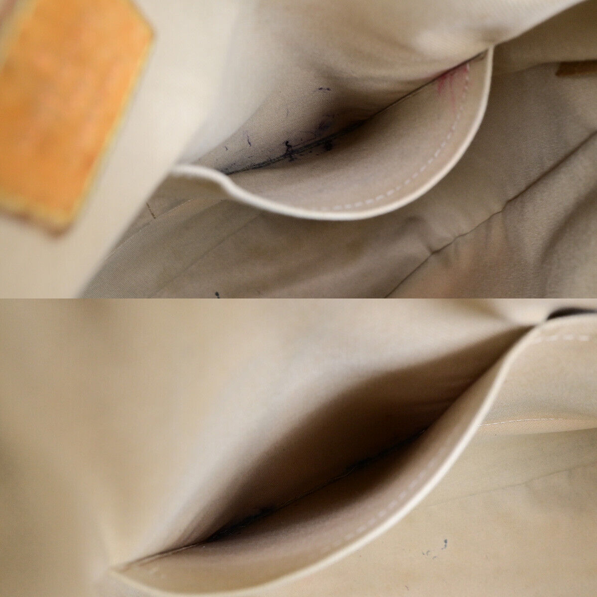 LOUIS VUITTON Siracusa MM Shoulder Bag Damier Azur Leather White N41112 37YG611