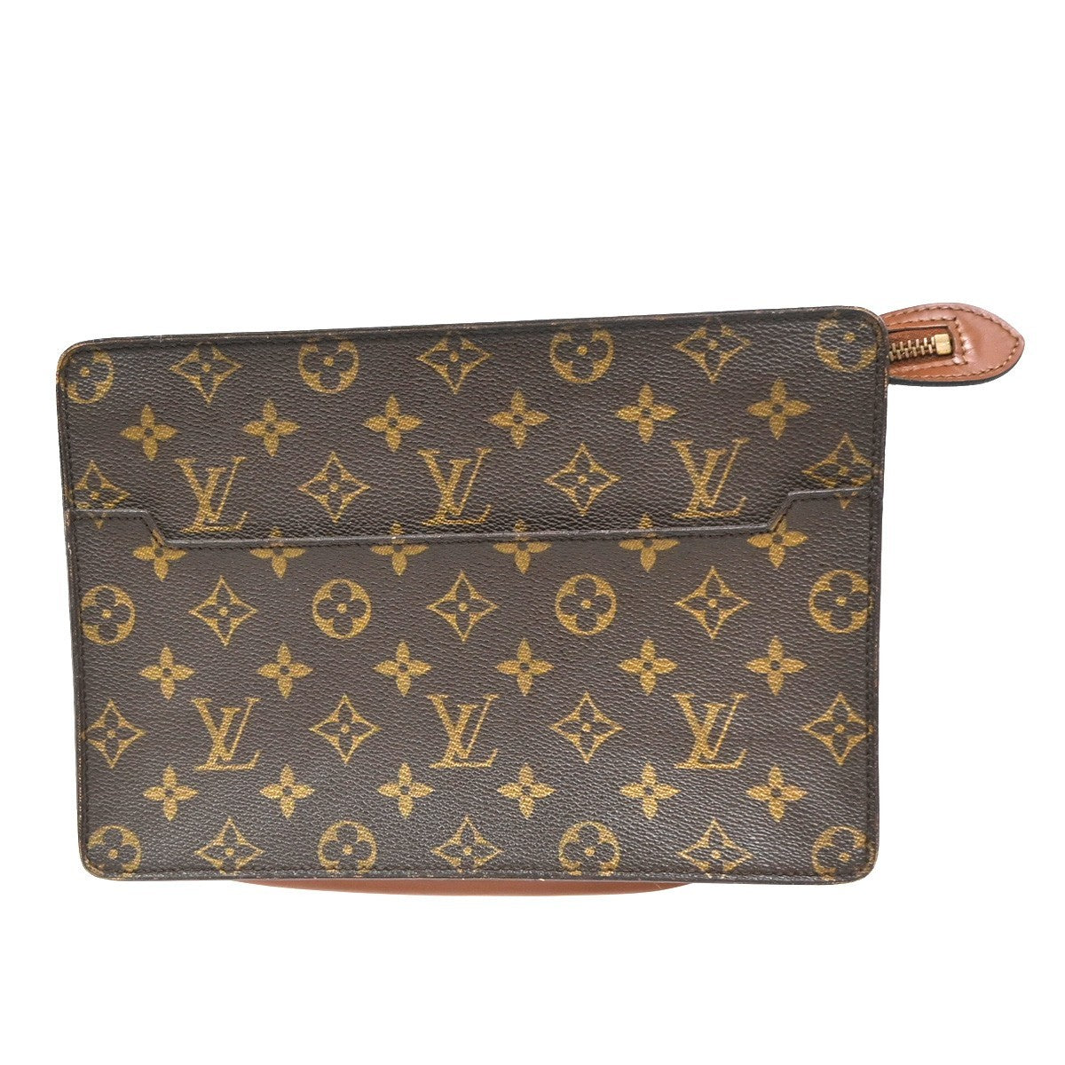 LOUIS VUITTON Pochette Homme Clutch Hand Bag Monogram Leather BN M51795 04CA764