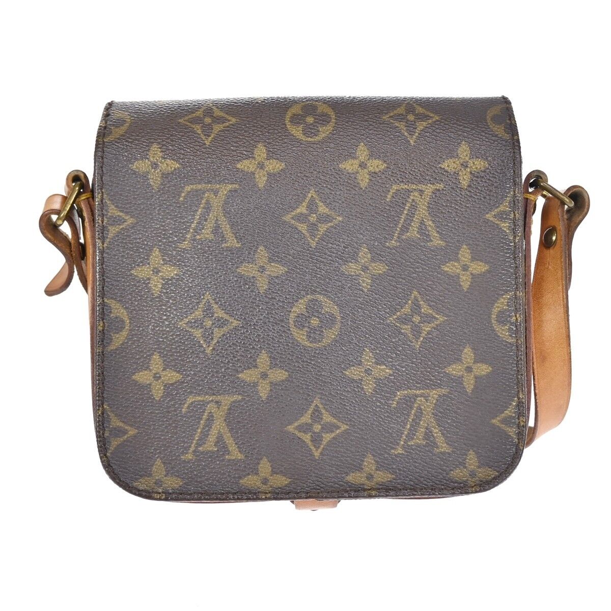 LOUIS VUITTON Mini Cartouchiere Shoulder Bag Monogram Leather BN M51254 35DA049