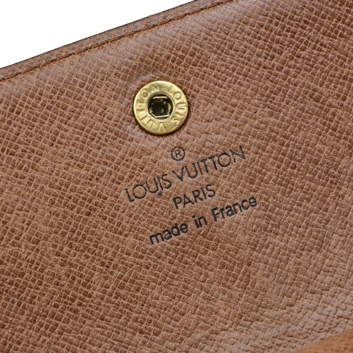 LOUIS VUITTON International Long Trifold Wallet Monogram Brown M61215 09ED244
