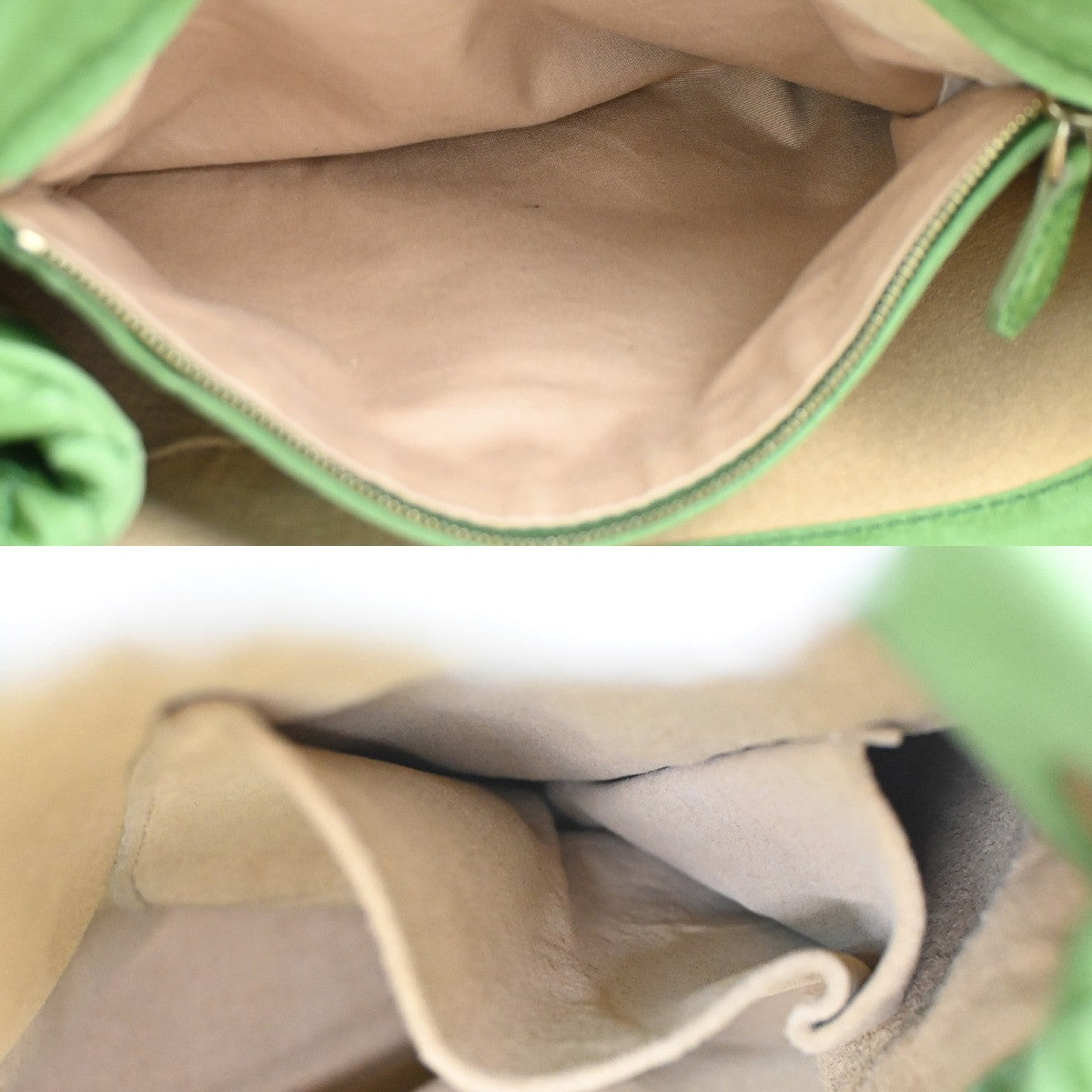 BOTTEGA VENETA Logo Nappa Intrecciato Shoulder Bag Leather Green Italy 11RL624