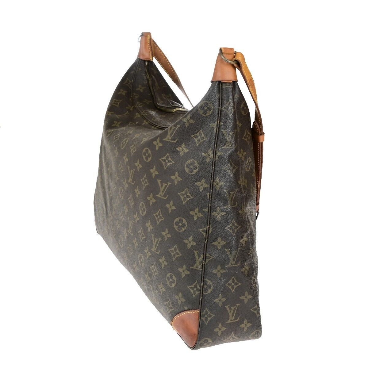 LOUIS VUITTON Boulogne 50 Shoulder Bag Monogram Leather Brown M51114 30EC894
