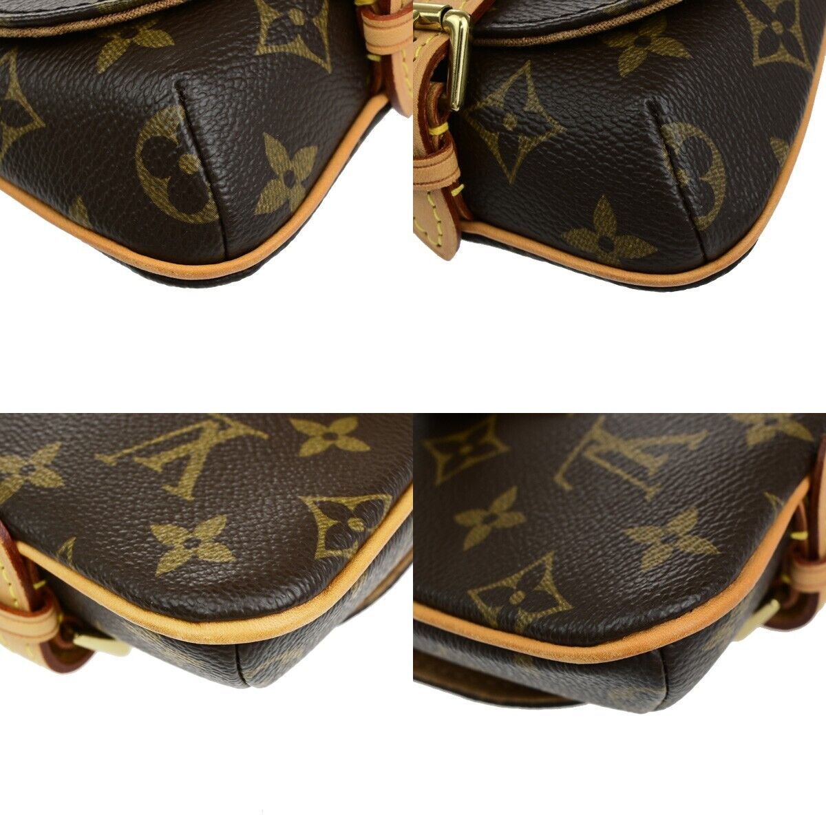 LOUIS VUITTON LV Pochette Marrell Bum Bag Monogram Leather Brown M51159 99EC185