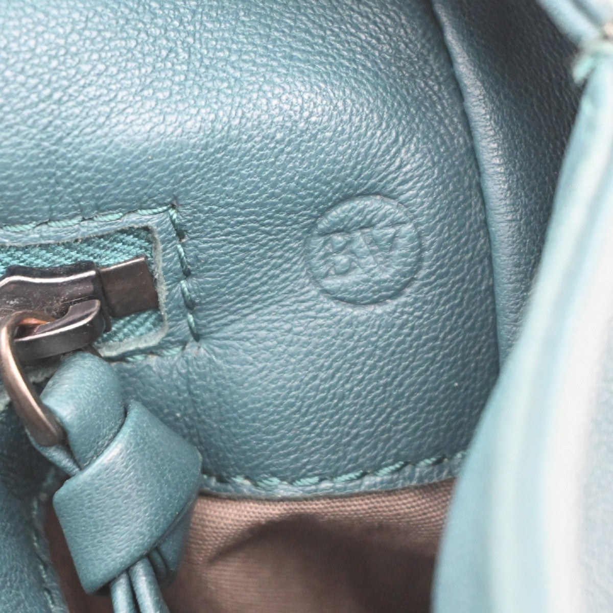 BOTTEGA VENETA Logo Intrecciato Shoulder Hand Bag  Leather Green Italy 12RL726