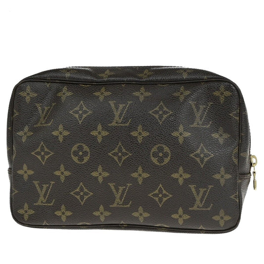 LOUIS VUITTON Trousse Toilette 23 Clutch Hand Bag Monogram Brown M47524 68EC906
