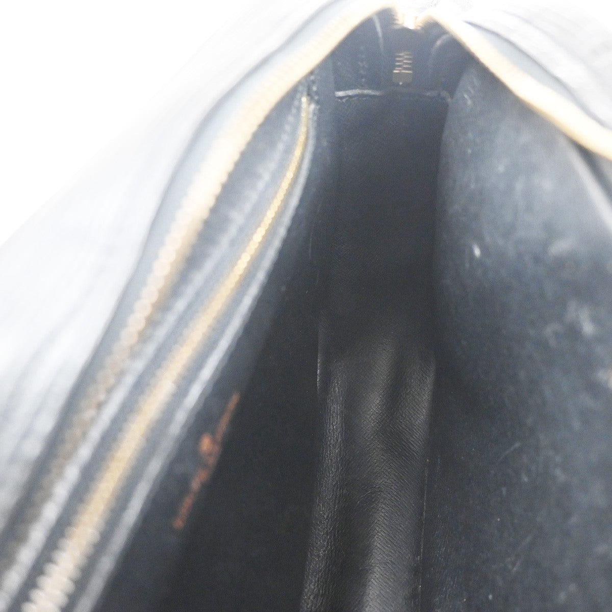 LOUIS VUITTON LV Logo Jeune Fille Shoulder Bag Epi Leather Black M52152 65CA685