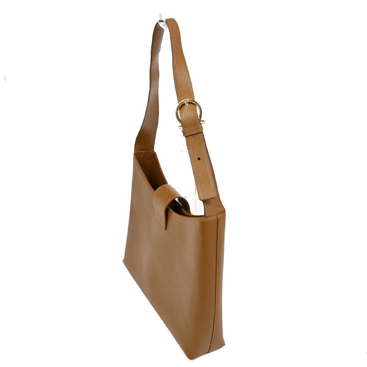 SALVATORE FERRAGAMO Sofia Gancini 2Way Shoulder Hand Bag Leather Brown 61TA284