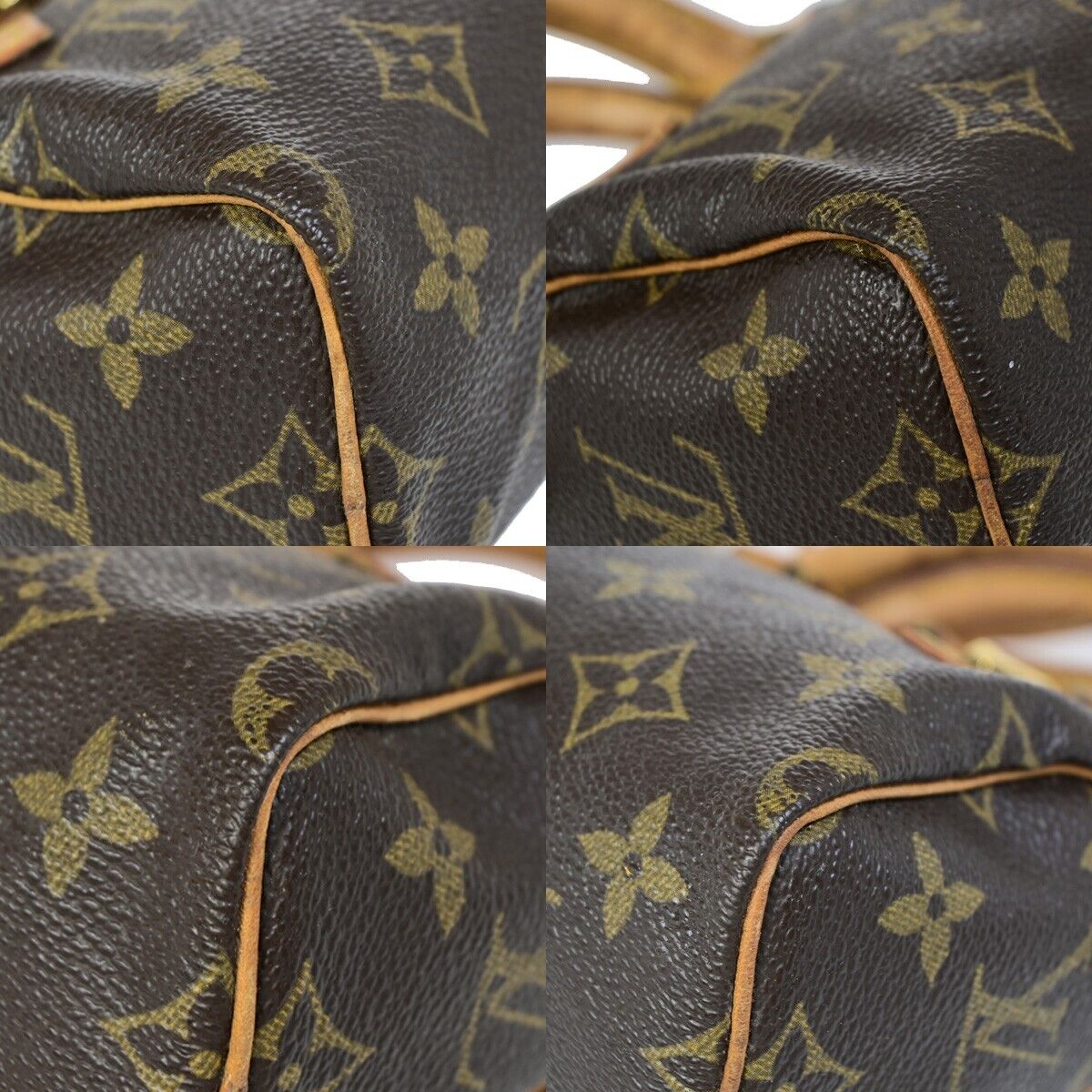 LOUIS VUITTON Mini Speedy 2Way Hand Bag Monogram Leather Brown M41534 11EB585