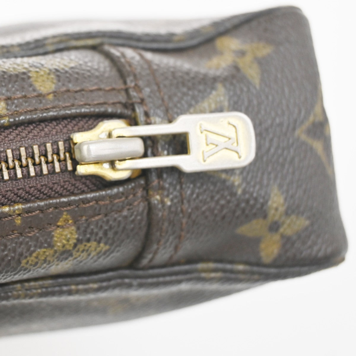 LOUIS VUITTON Trousse Toilette 23 Clutch Hand Bag Monogram Brown M47524 67KC797
