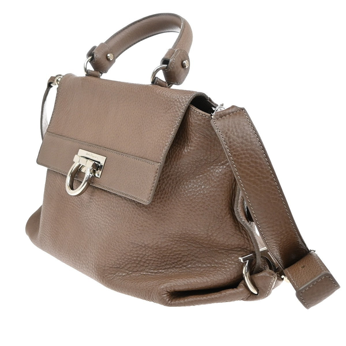 SALVATORE FERRAGAMO Gancini Sofia 2Way Shoulder Hand Bag Leather BN SHW 39KA953