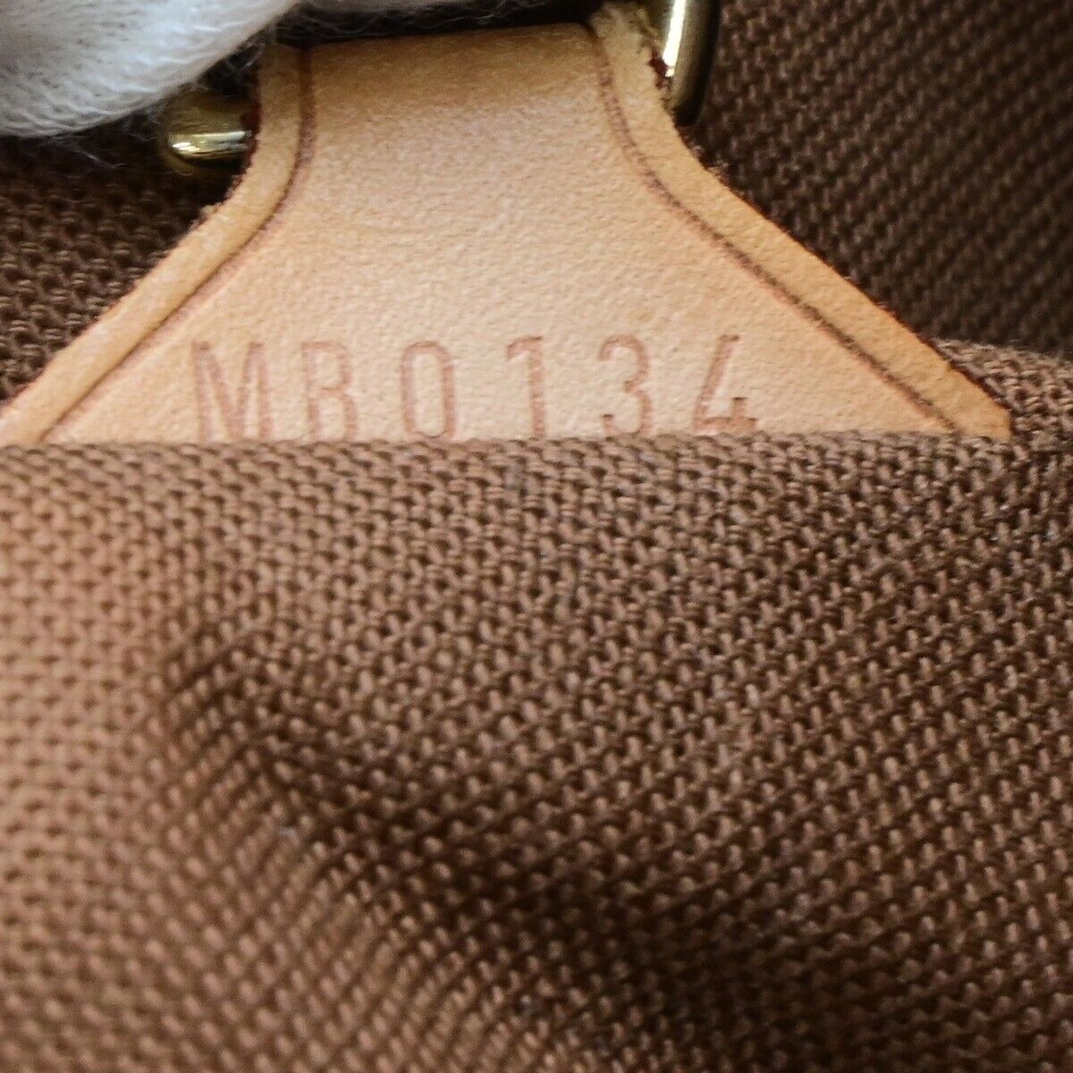 LOUIS VUITTON LV Tivoli GM Shoulder Bag Monogram Leather Brown M40144 34ED314
