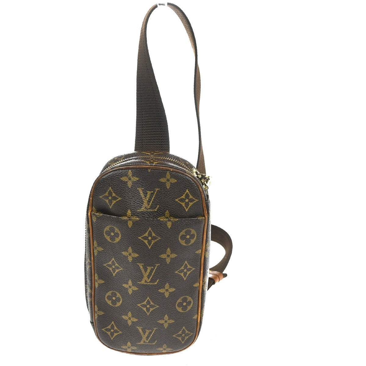 LOUIS VUITTON Pochette Gange Shoulder Bag Monogram Brown Spain M51870 18KC875