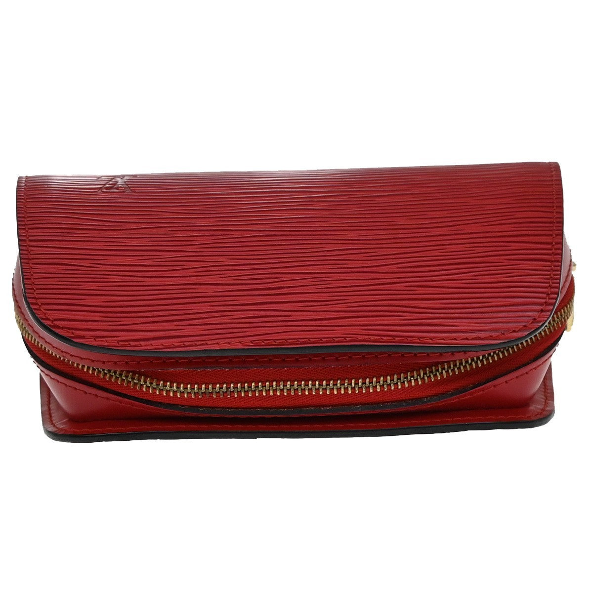 LOUIS VUITTON LV Logo Dauphine PM Pouch Bag Epi Leather Red M48447 02KP136