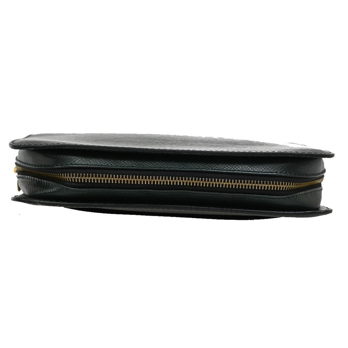 LOUIS VUITTON LV Logo BAIKAL Clutch Hand Bag Taiga Leather Epicea M30184 68KP164
