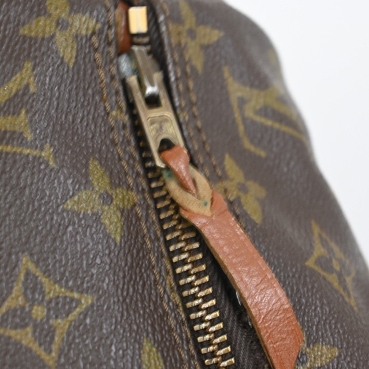 LOUIS VUITTON Logo PAPILLON 30 Hand Bag Monogram Leather Brown M51365 62MA486