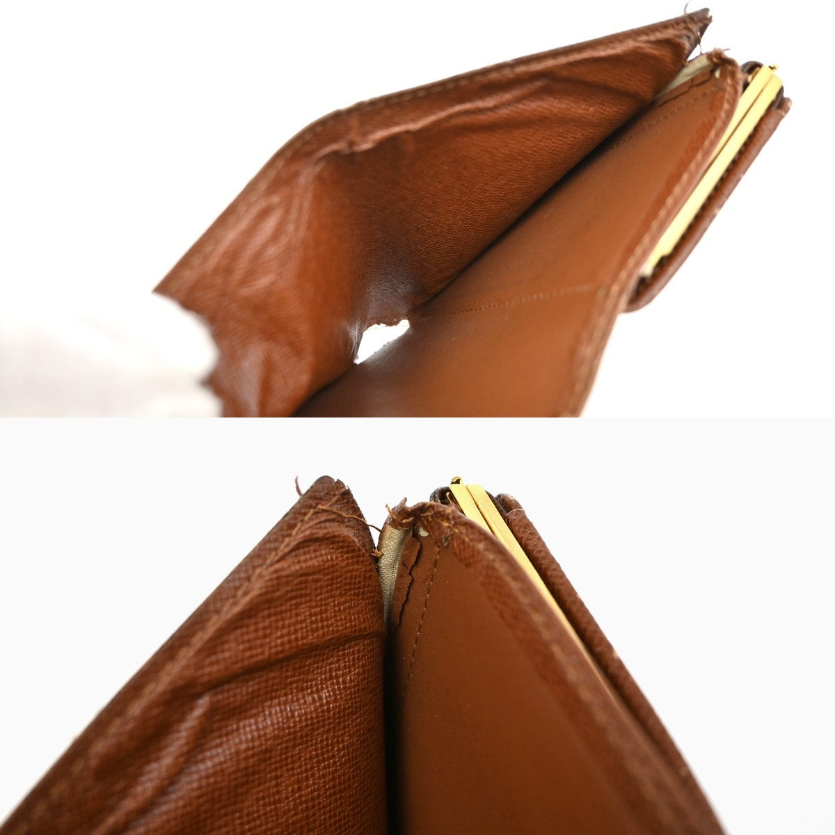 LOUIS VUITTON Portefeuille Viennois Bifold Wallet Monogram Brown M61674 01TA262