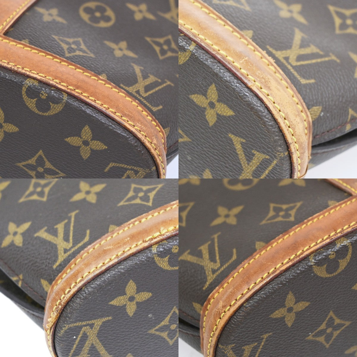 9.Live LOUIS VUITTON BABYLONE Shoulder Bag Monogram Leather Brown M51102 34CA708
