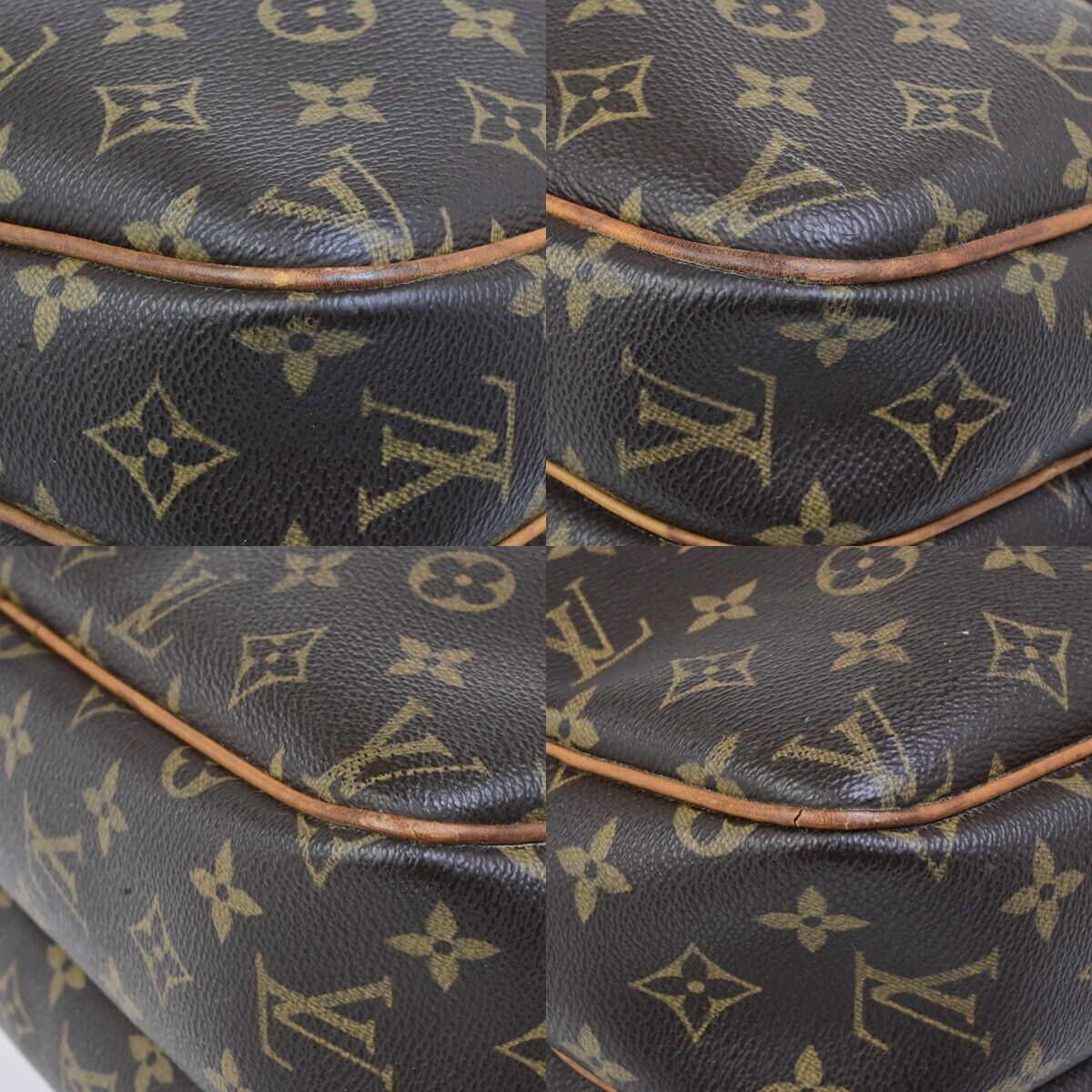 LOUIS VUITTON Reporter PM Crossbody Shoulder Bag Monogram Leather M45254 61ED309