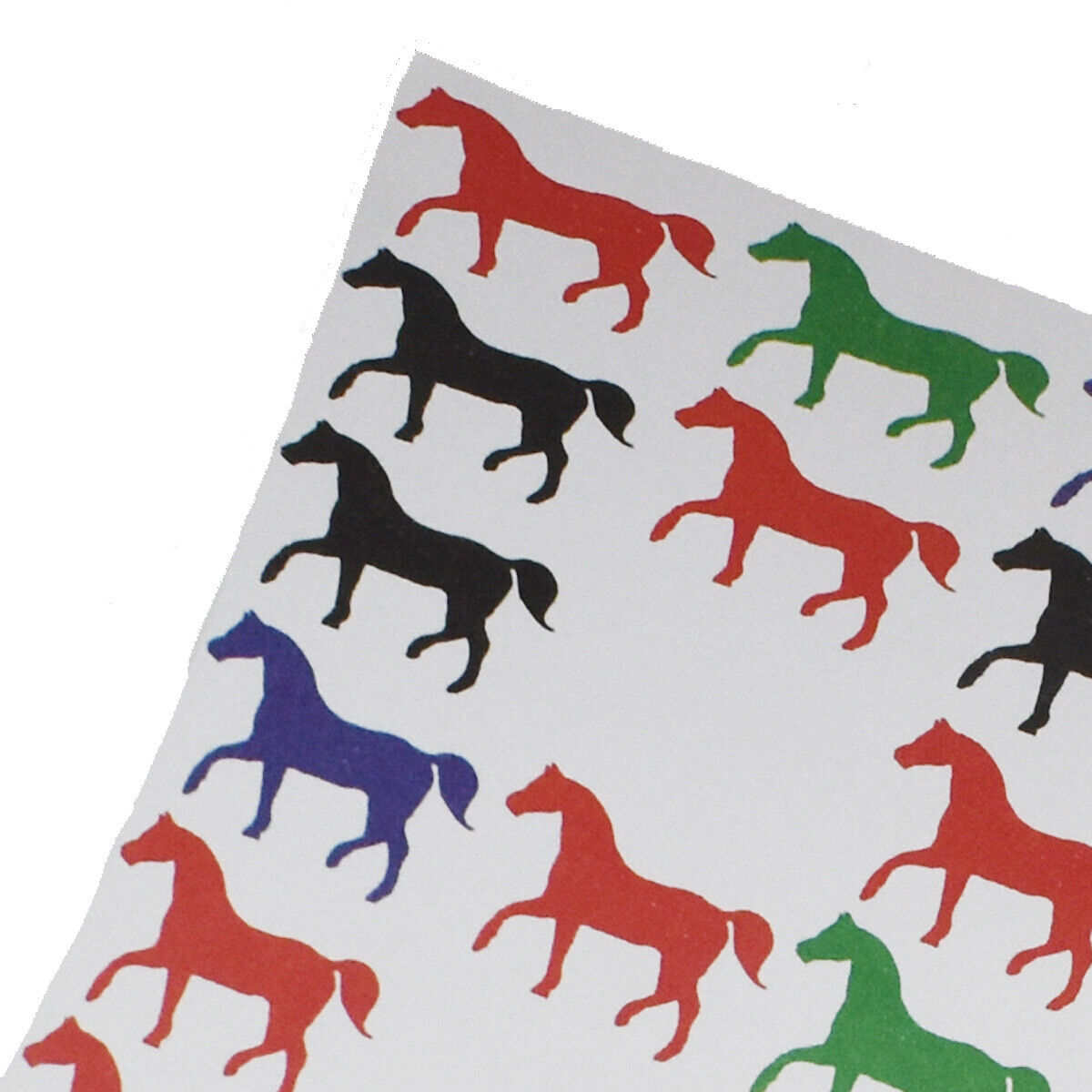 Auth HERMES LES GRANDES FEUILLES D'HERMES Horse Wallpaper Wrapping 06MC457 ⑥