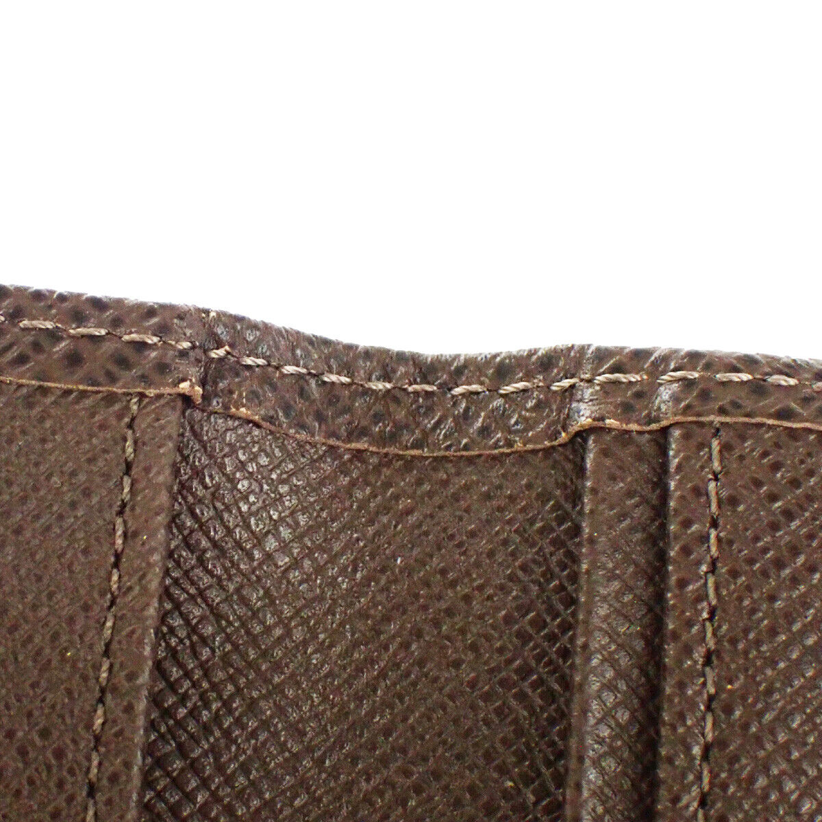 LOUIS VUITTON Porte Valeurs Cartes Credit Long Wallet Taiga Brown M30392 02YA409