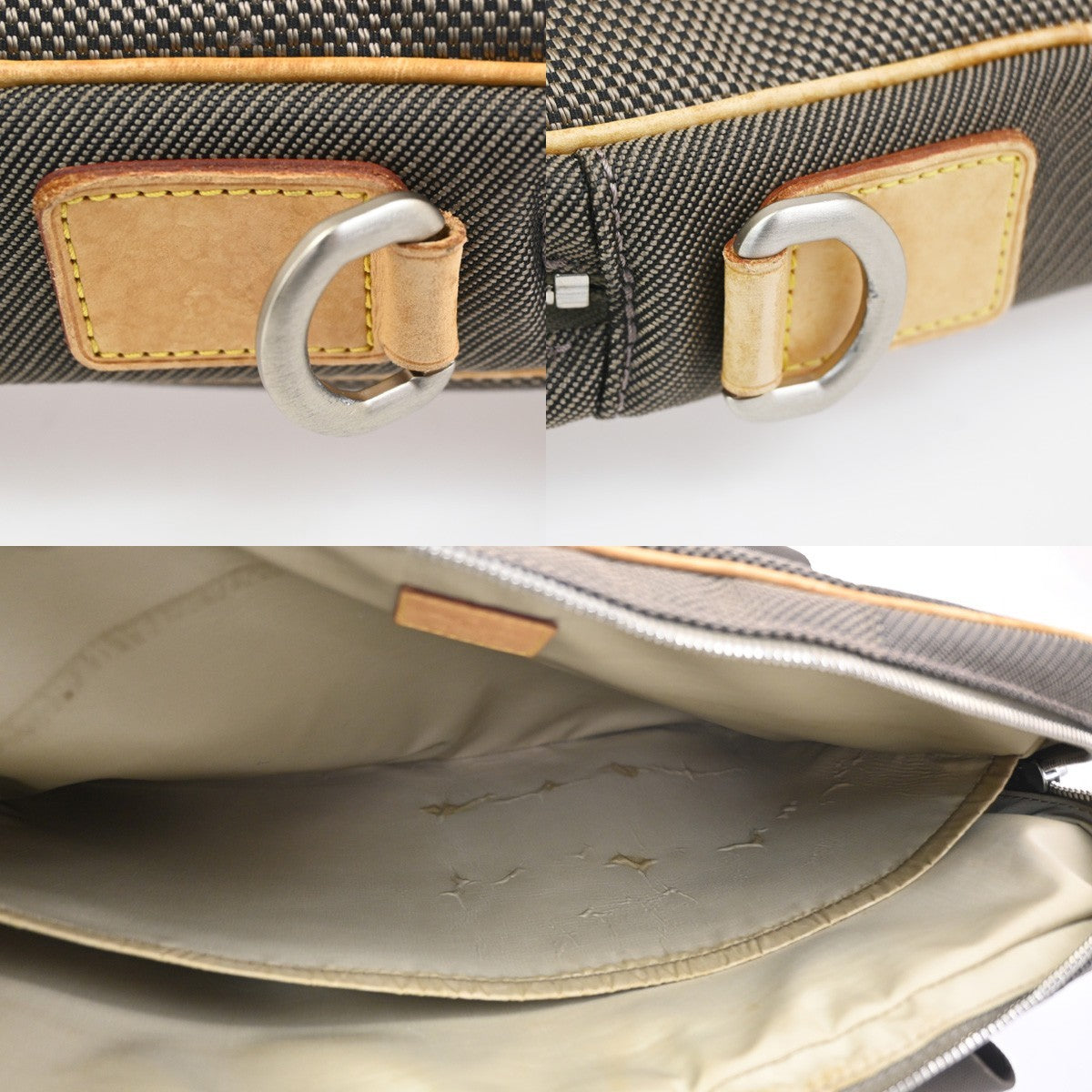 LOUIS VUITTON Associe PM Hand Bag Damier Geant Canvas Leather N58039 38CA834