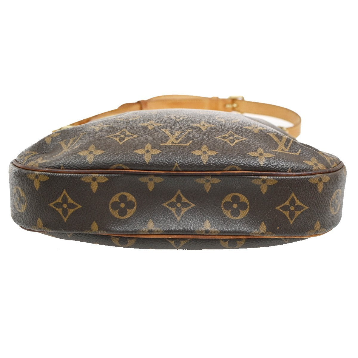LOUIS VUITTON Odeon PM Shoulder Bag Monogram Leather Brown Spain M56390 76PA063