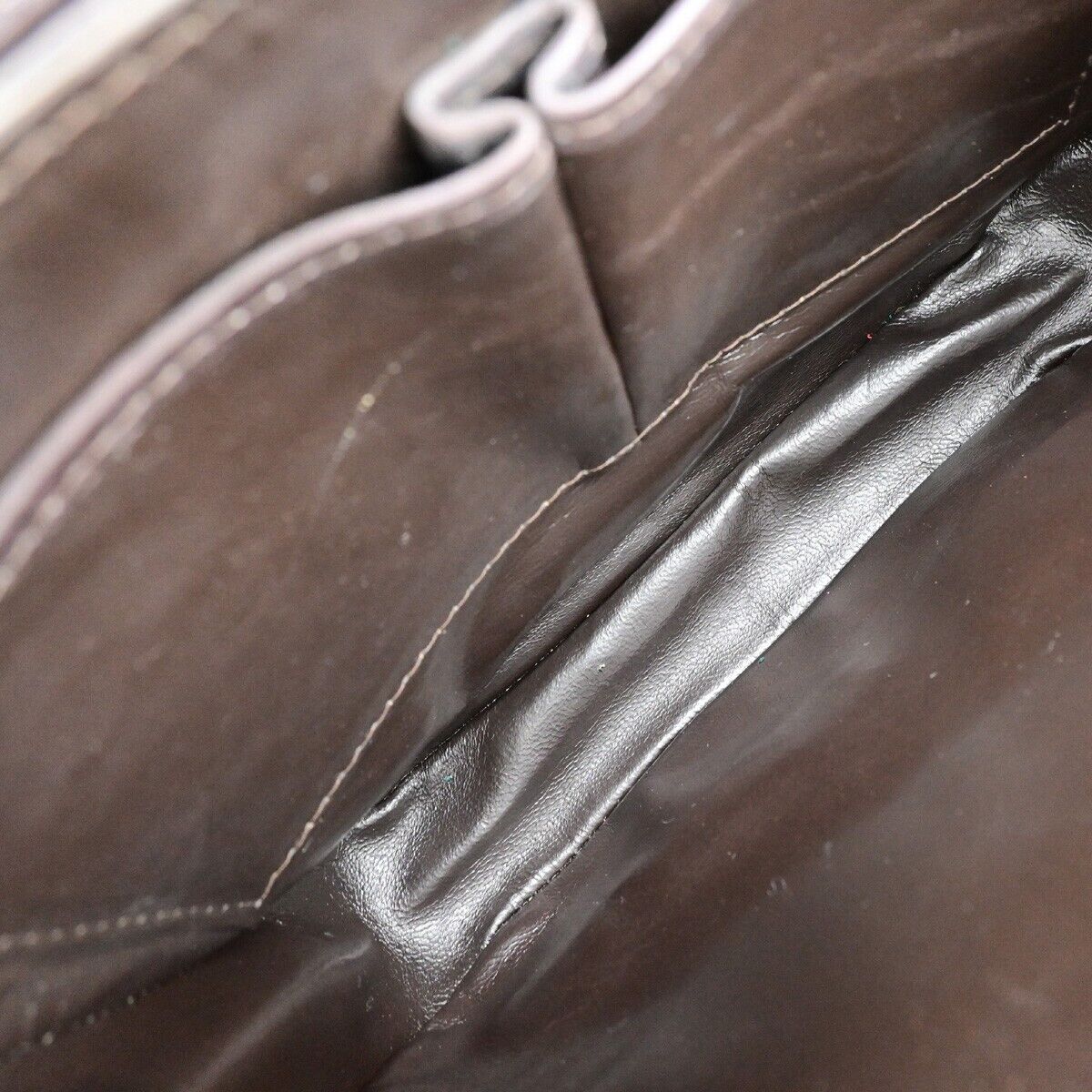 CELINE Logo Horse Carriage Shoulder Bag Leather Brown Gold Made in Italy 30EC868