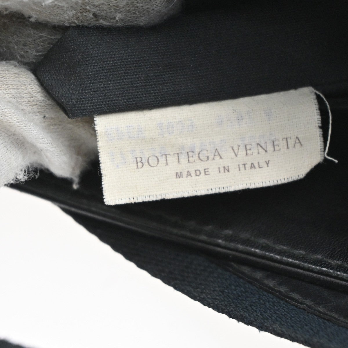 BOTTEGA VENETA Intrecciato Shoulder Bag Leather Black Italy 172736 12RL630