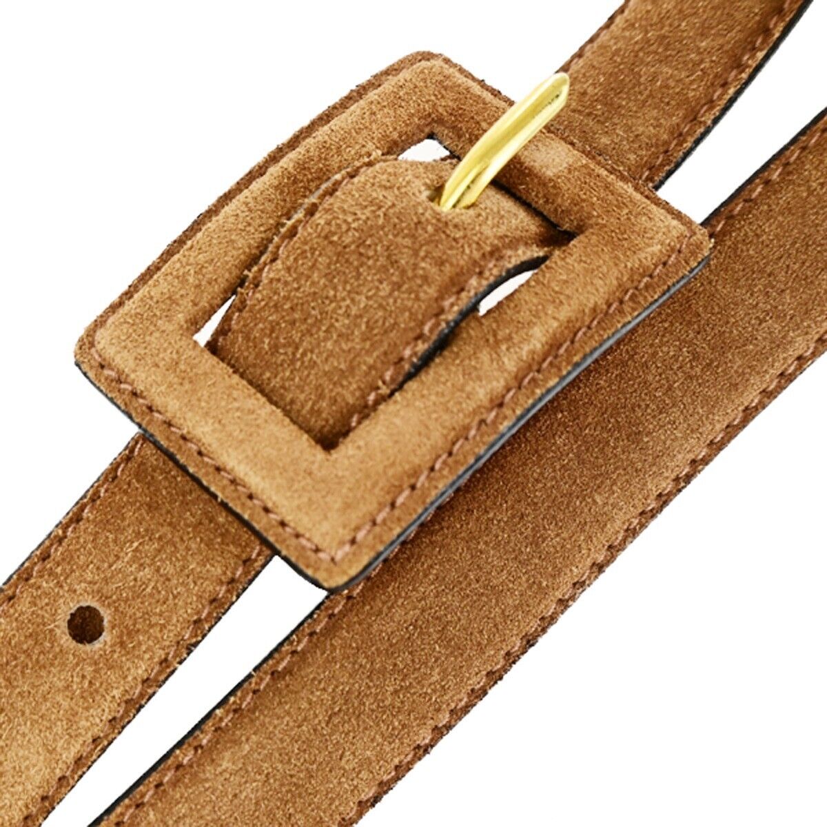CELINE Logo Mini Bum Bag #85 Suede Leather Brown GHW Italy 68ED372