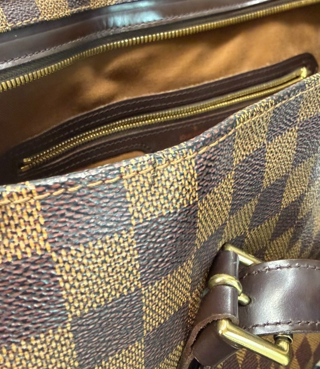 LOUIS VUITTON Chelsea Shoulder Tote Bag Damier Ebene Leather BN N51119 85CA791