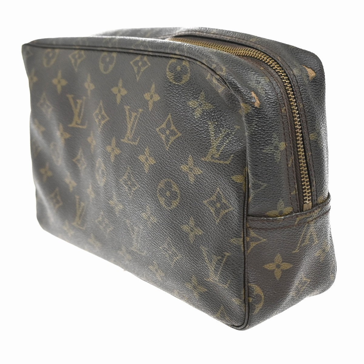 LOUIS VUITTON Trousse Toilette 28 Clutch Hand Bag Monogram Brown M47522 05KC254