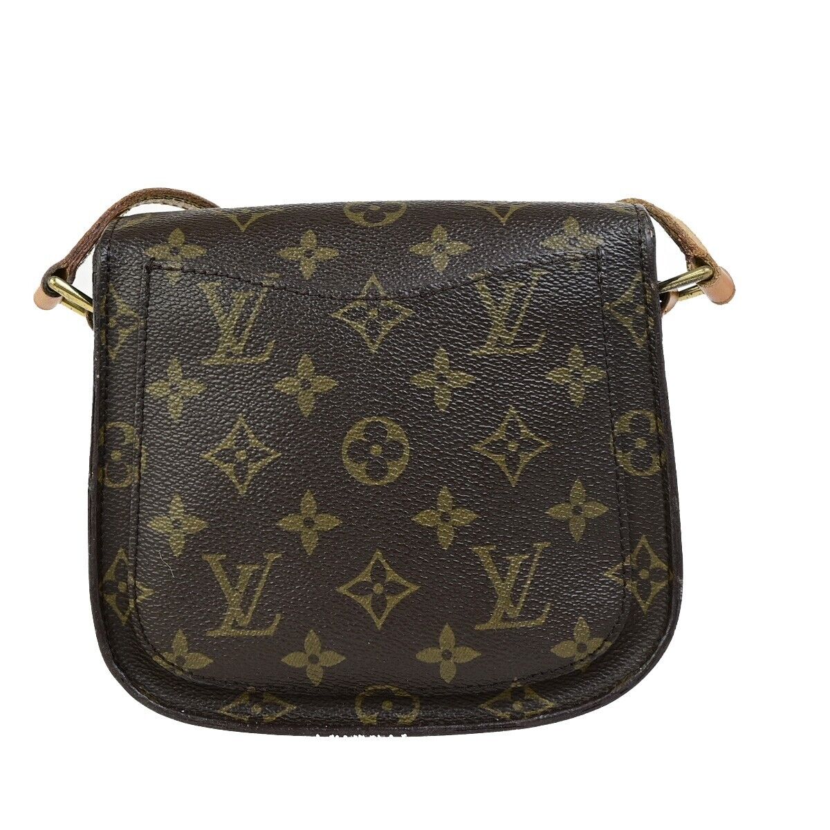 LOUIS VUITTON Mini Saint Cloud Shoulder Bag Monogram Leather BN M51244 65FB334